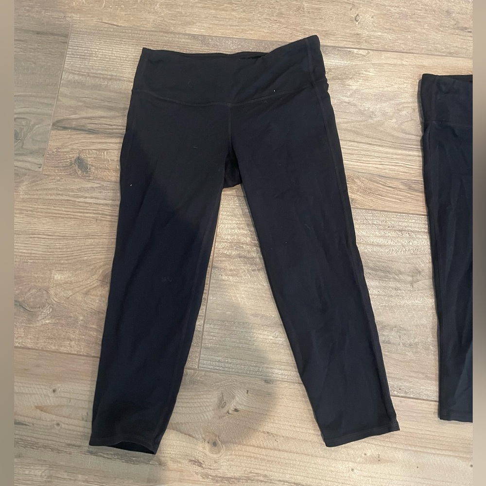 Bundle Of Two Athleta Black Capris Size Small - image 2